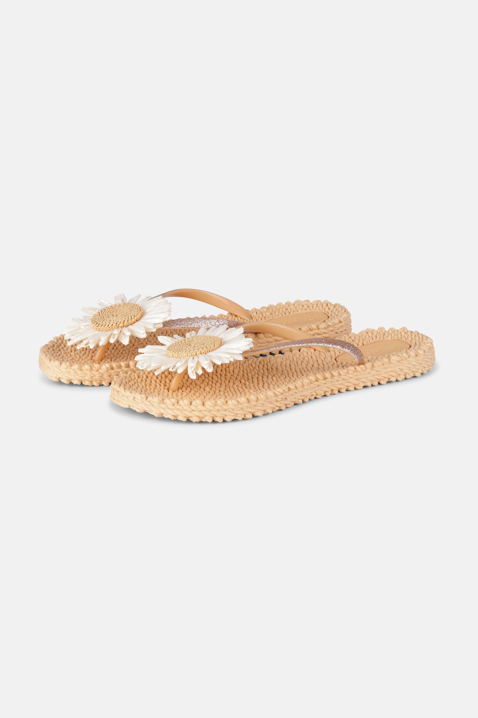 Flip-Flops Blume - Beige